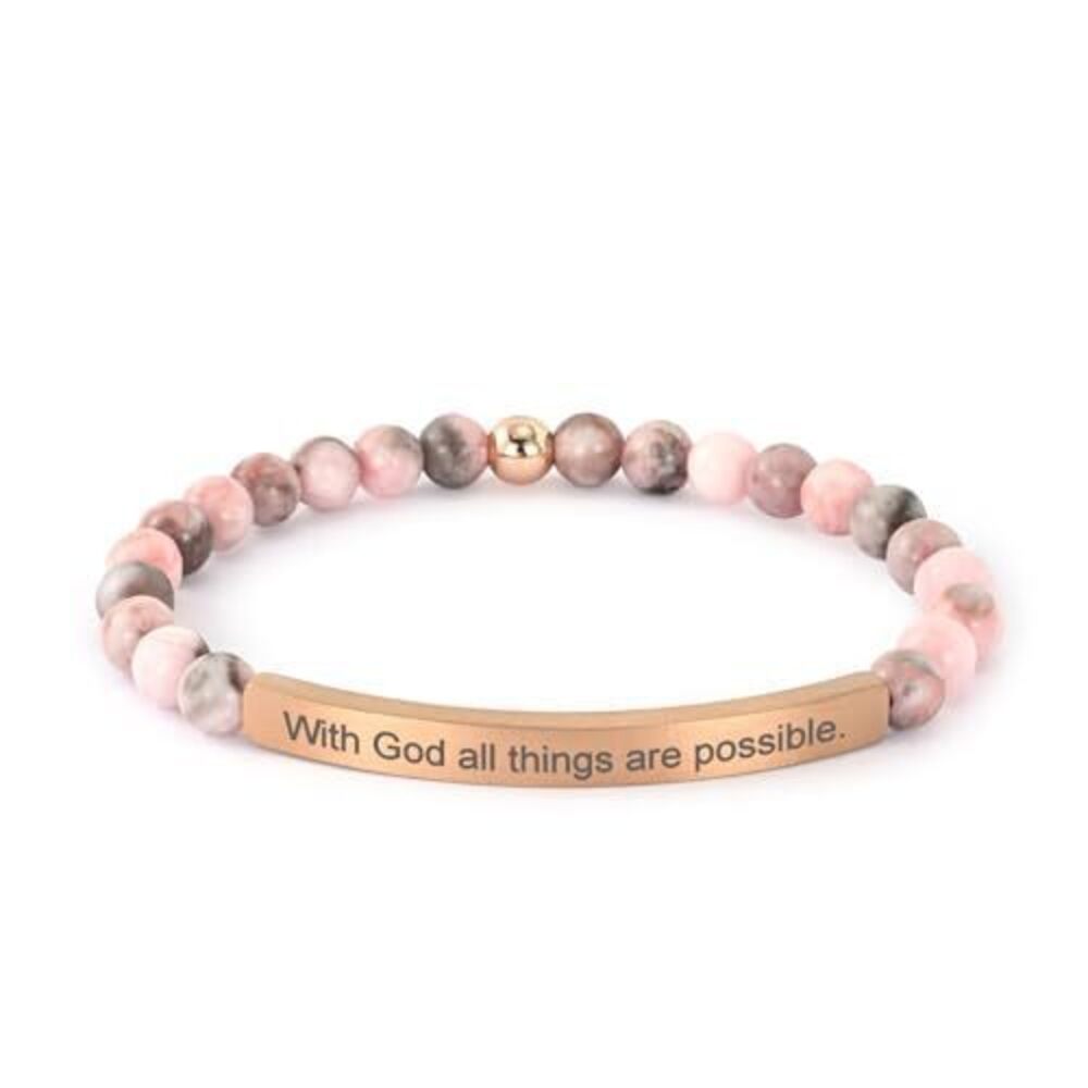 5612 Personalized Bracelets Couple,18K Gold Plated Stainless Steel Bar